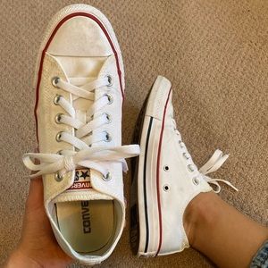 Converse Chuck Taylor All Star Low Top White Sneakers